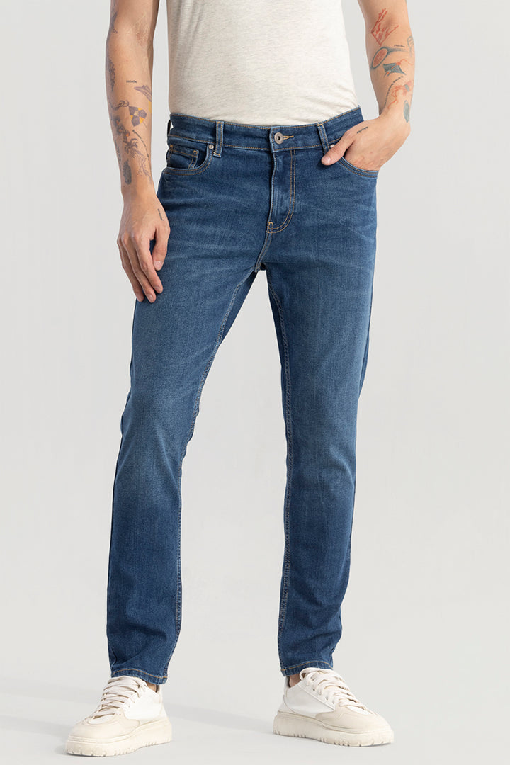 Trex Aegean Blue Slim Fit Jeans