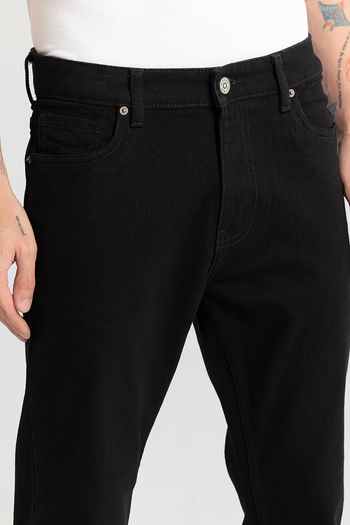 Drogue Jet Black Slim Fit Jeans