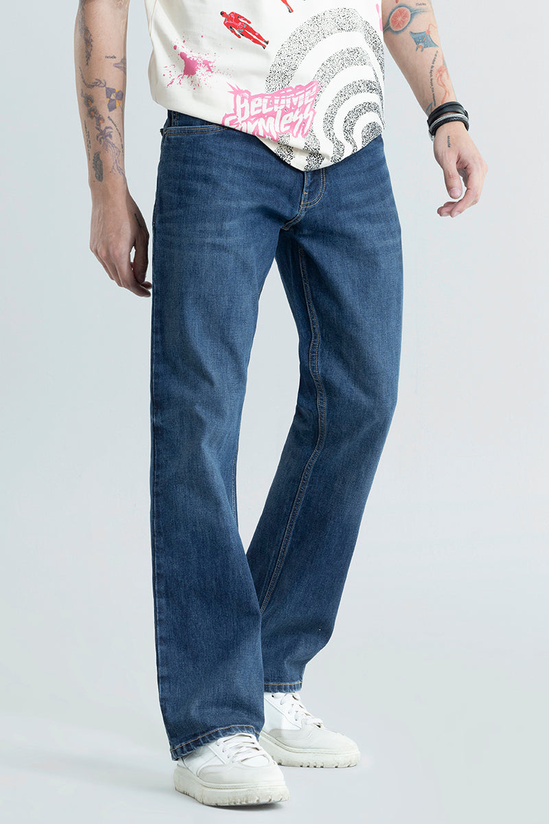 City Slicker Ink Blue Boot Cut Jeans