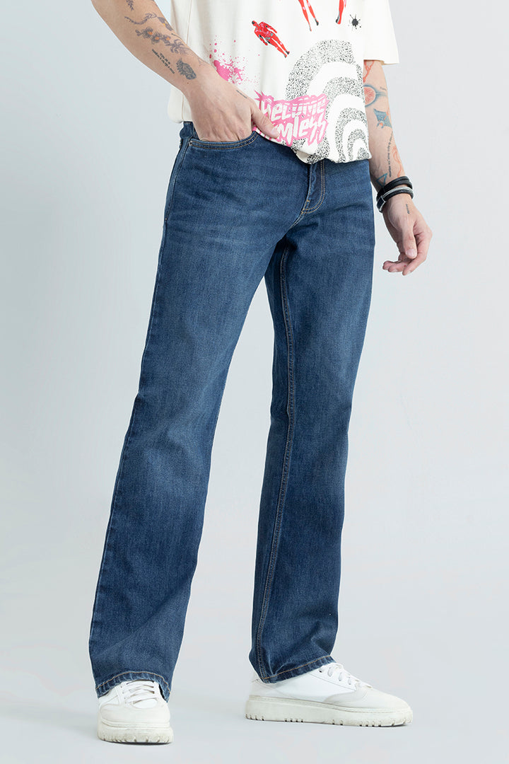 City Slicker Ink Blue Boot Cut Jeans