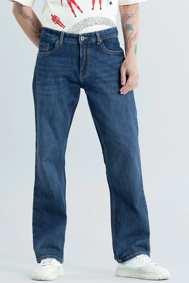 City Slicker Ink Blue Boot Cut Jeans