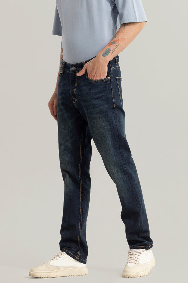 Specter Dark Blue Comfort Fit Jeans