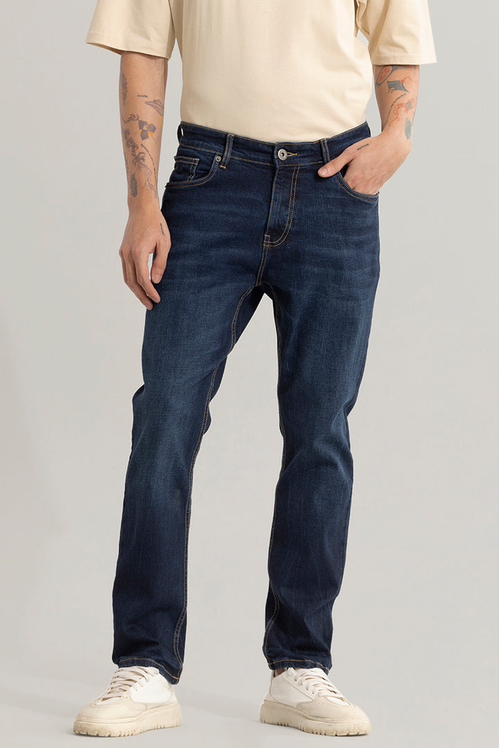 Specter Denim Blue Comfort Fit Jeans