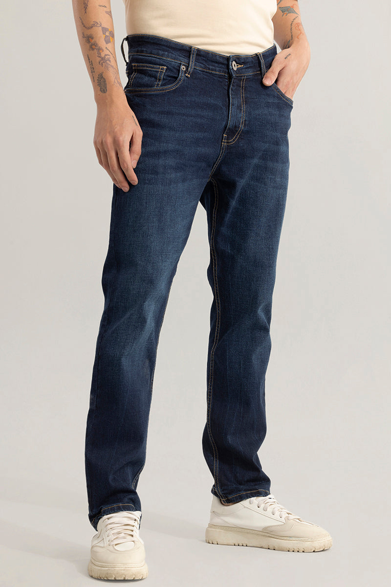 Specter Denim Blue Comfort Fit Jeans