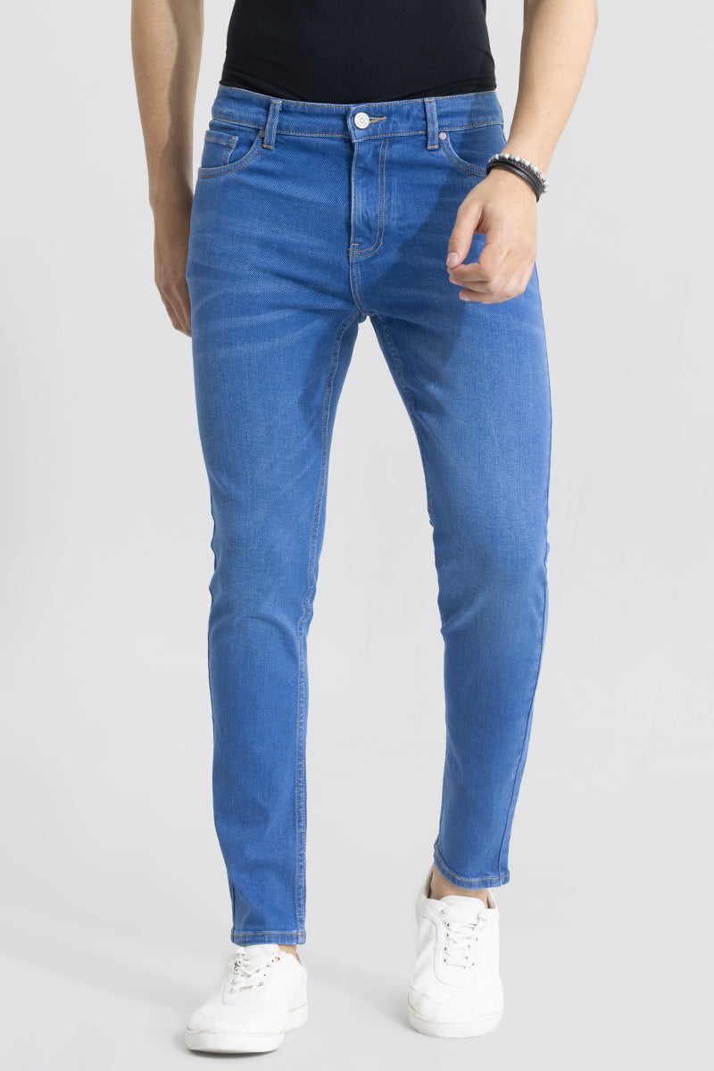 Maddox Lapis Blue Skinny Fit Jeans