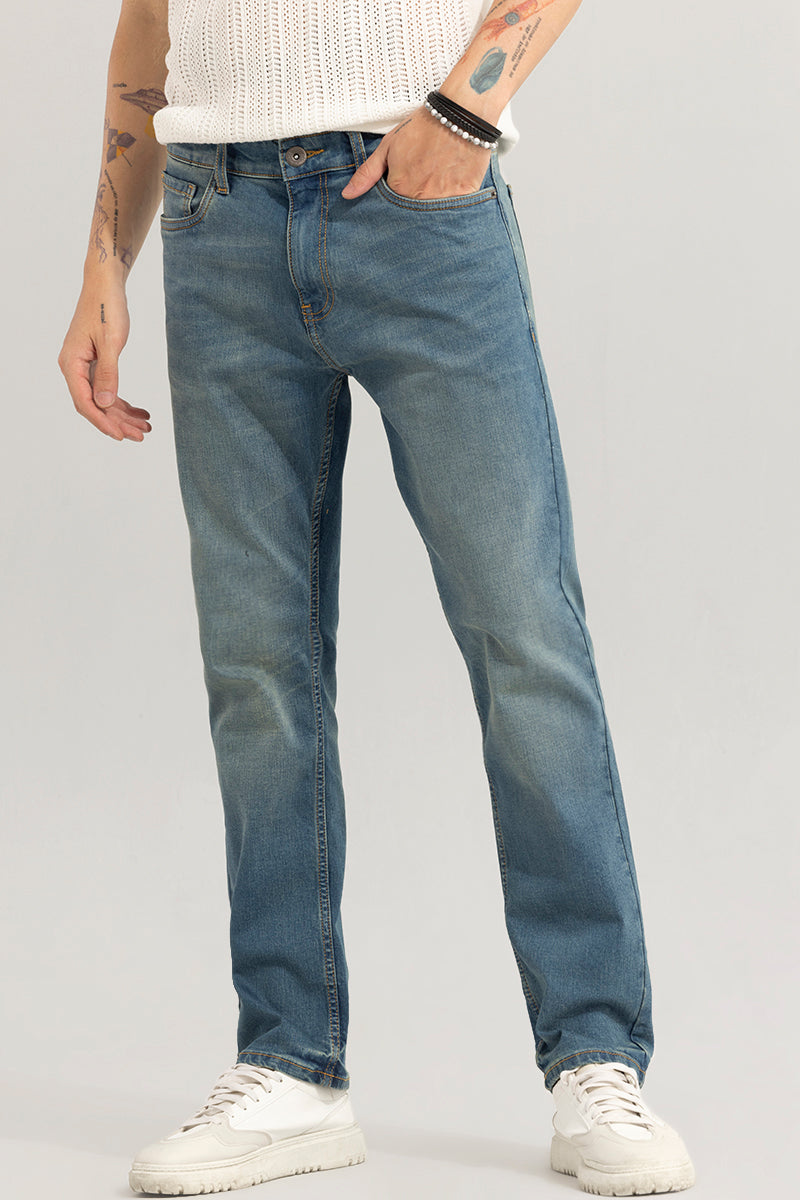 Cascade Cadet Blue Comfort Fit Jeans