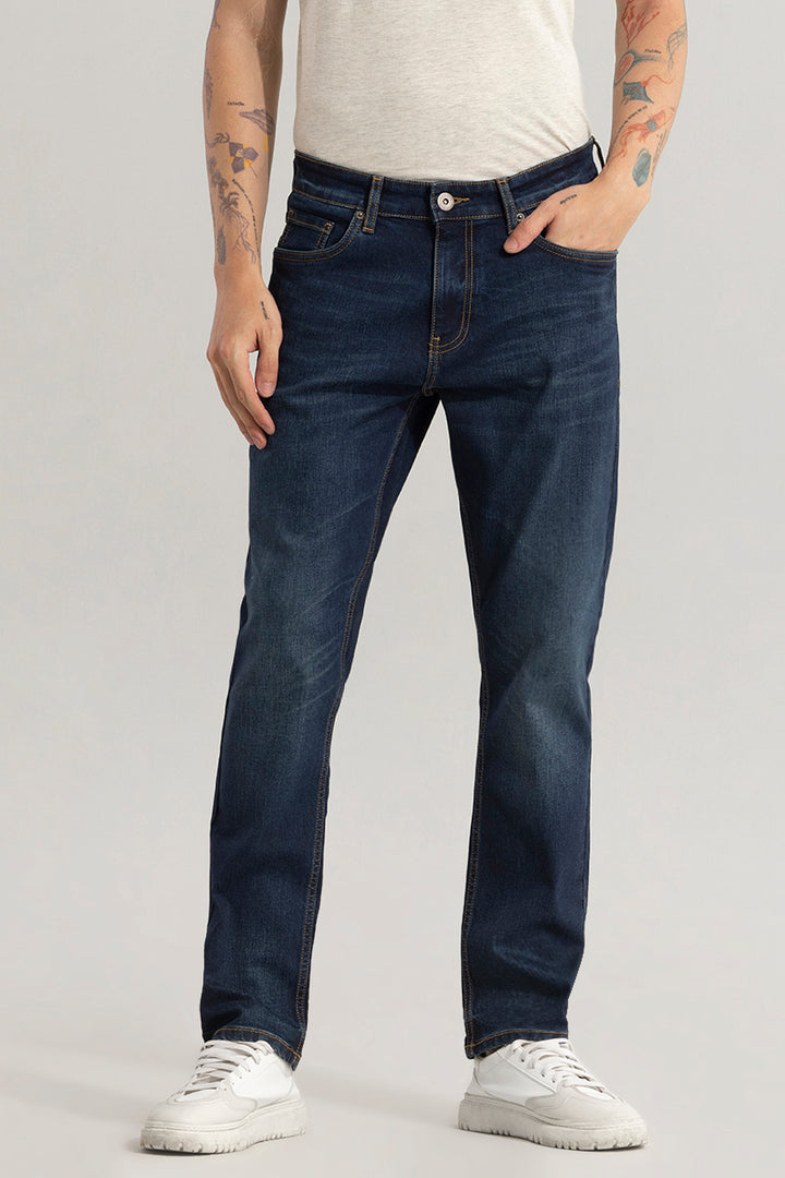 Cascade Denim Blue Comfort Fit Jeans