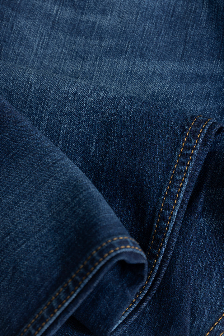 Cascade Prussian Blue Comfort Fit Jeans