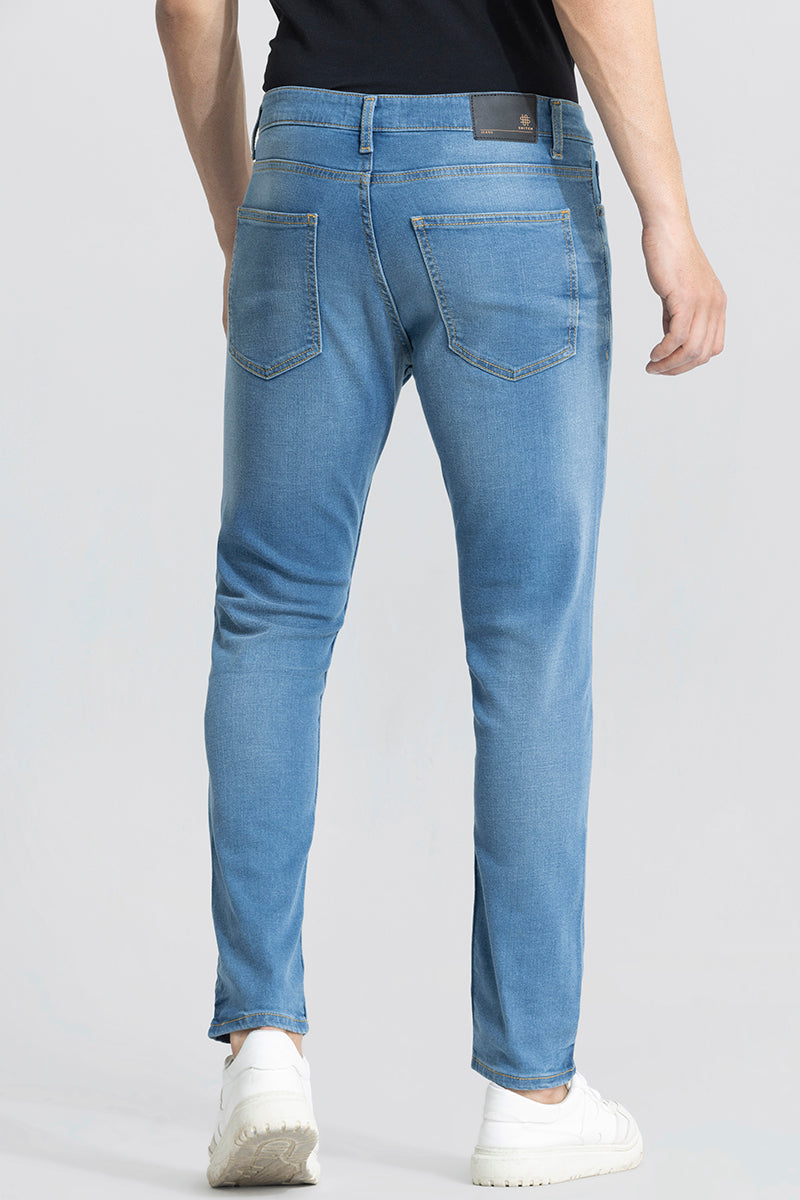 Asmodeus Sky Blue Skinny Fit Jeans