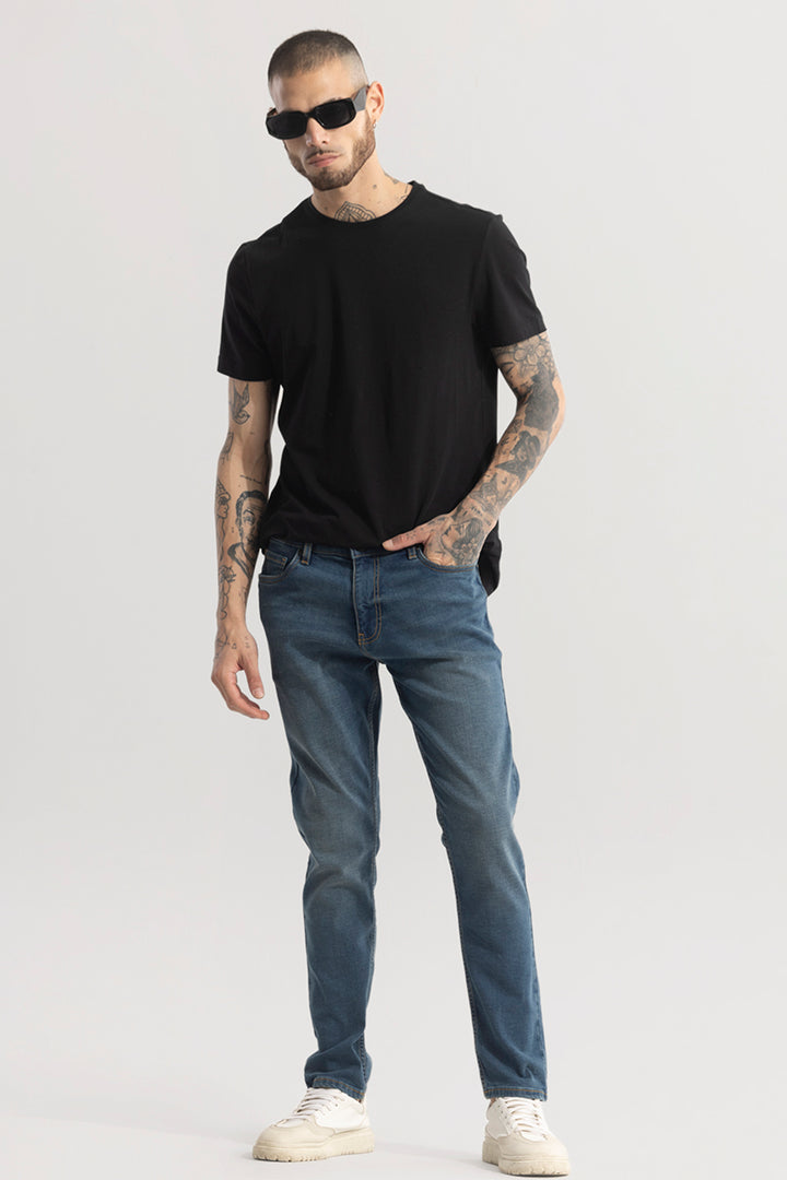 Asmodeus Spruce Blue Slim Fit Jeans