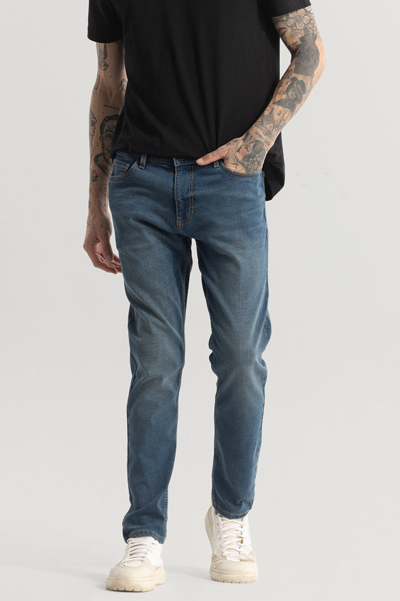 Asmodeus Spruce Blue Slim Fit Jeans