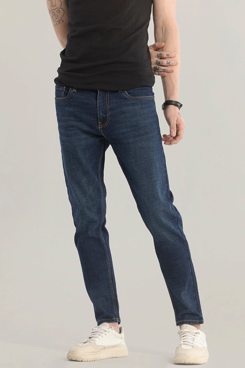 Genesis Dark Blue Skinny Fit Jeans