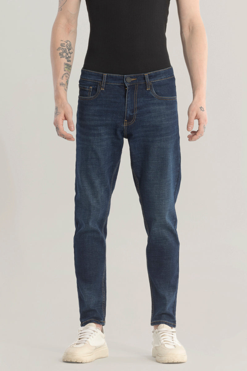 Genesis Dark Blue Skinny Fit Jeans