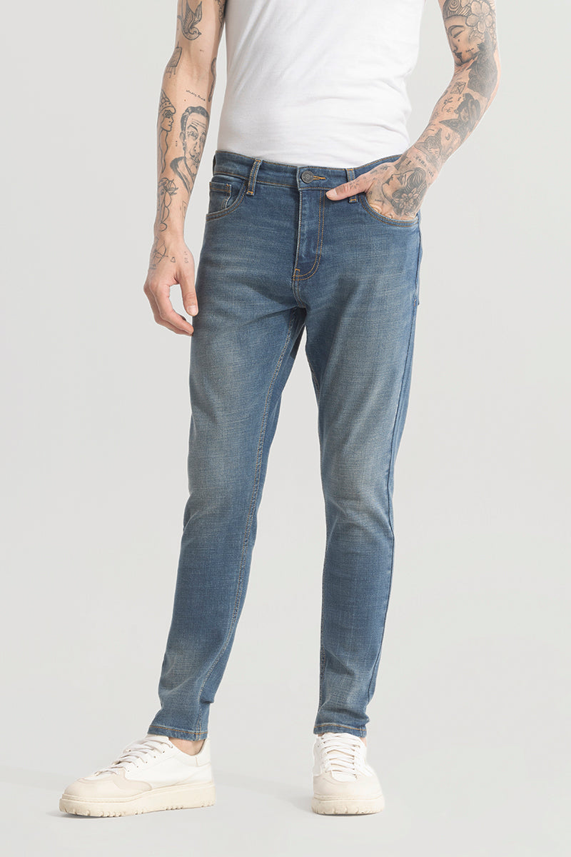 Genesis Denim Blue Skinny Fit Jeans