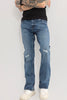 Urbanite Pebble Blue Straight Fit Jeans