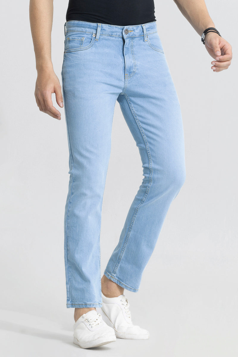 Ravish Sky Blue Straight Fit Jeans