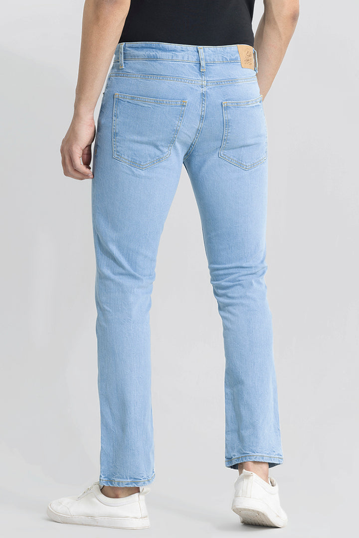 Ravish Sky Blue Straight Fit Jeans