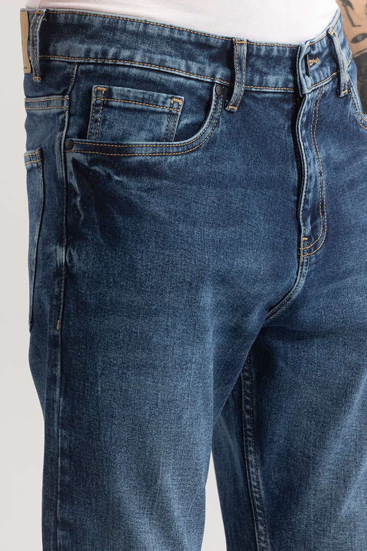 Mirage Denim Blue Comfort Fit Jeans