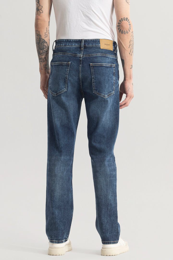 Mirage Denim Blue Comfort Fit Jeans