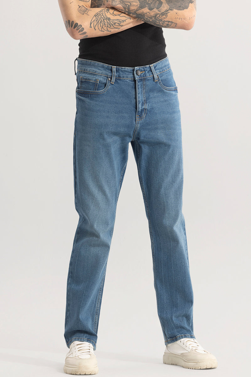 Mirage Blue Comfort Fit Jeans