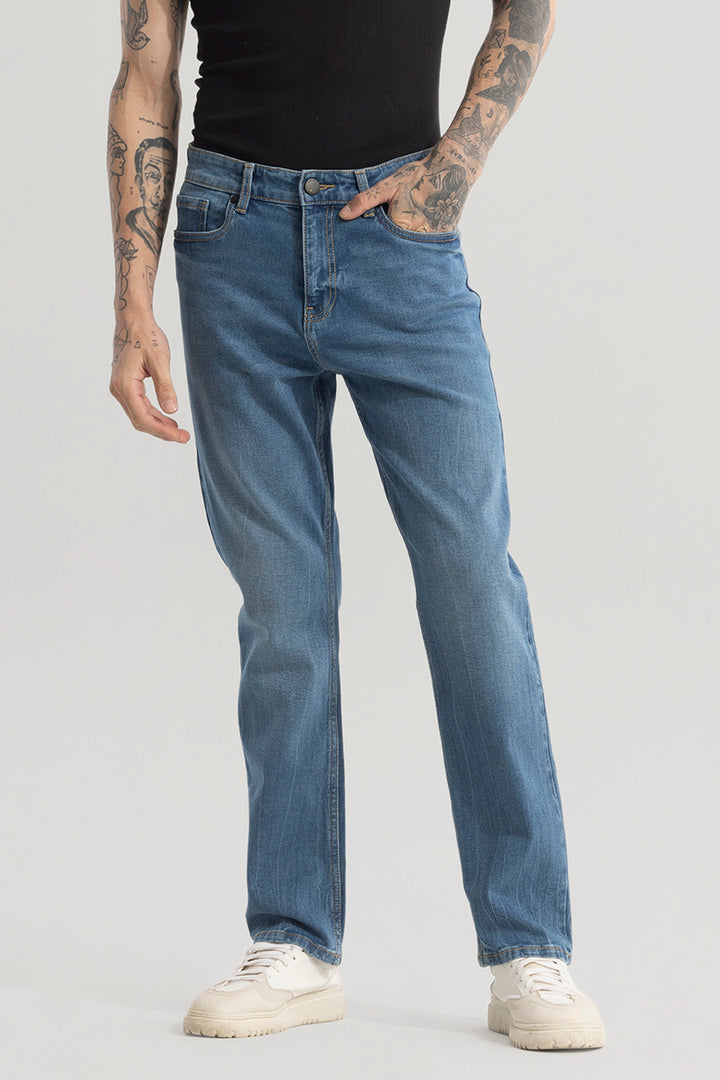 Mirage Blue Comfort Fit Jeans