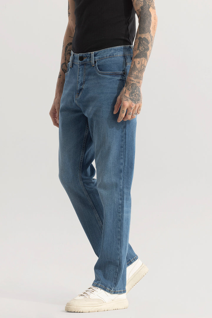 Mirage Blue Comfort Fit Jeans