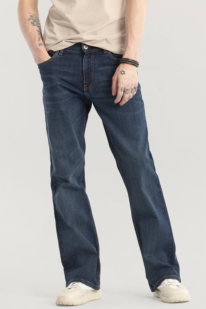 UrbanFlare Spruce Blue Boot Cut Jeans