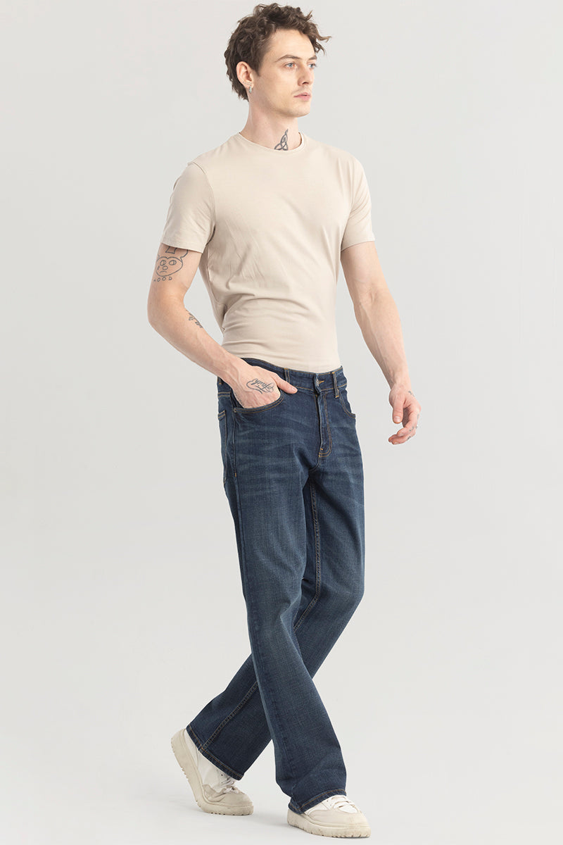 UrbanFlare Spruce Blue Boot Cut Jeans