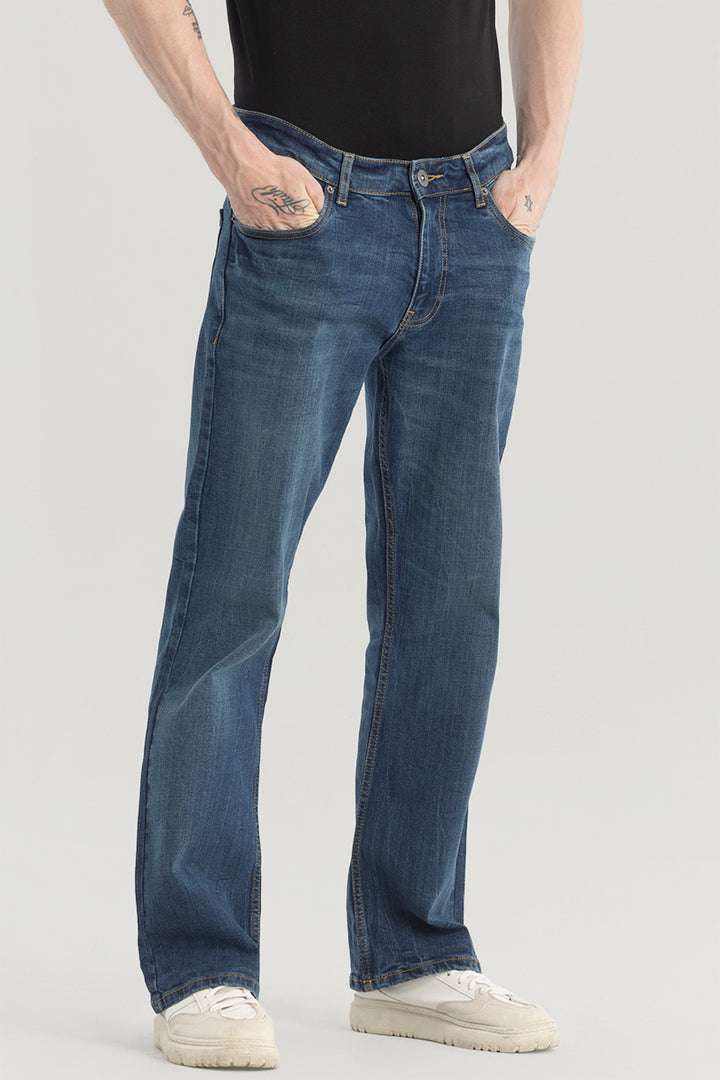 UrbanFlare Aegean Blue Boot Cut Jeans