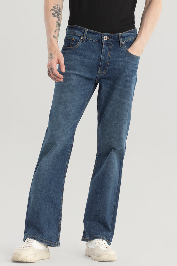 UrbanFlare Aegean Blue Boot Cut Jeans