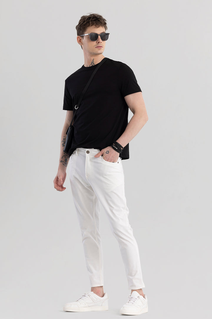 Proflex White Skinny Fit Jeans