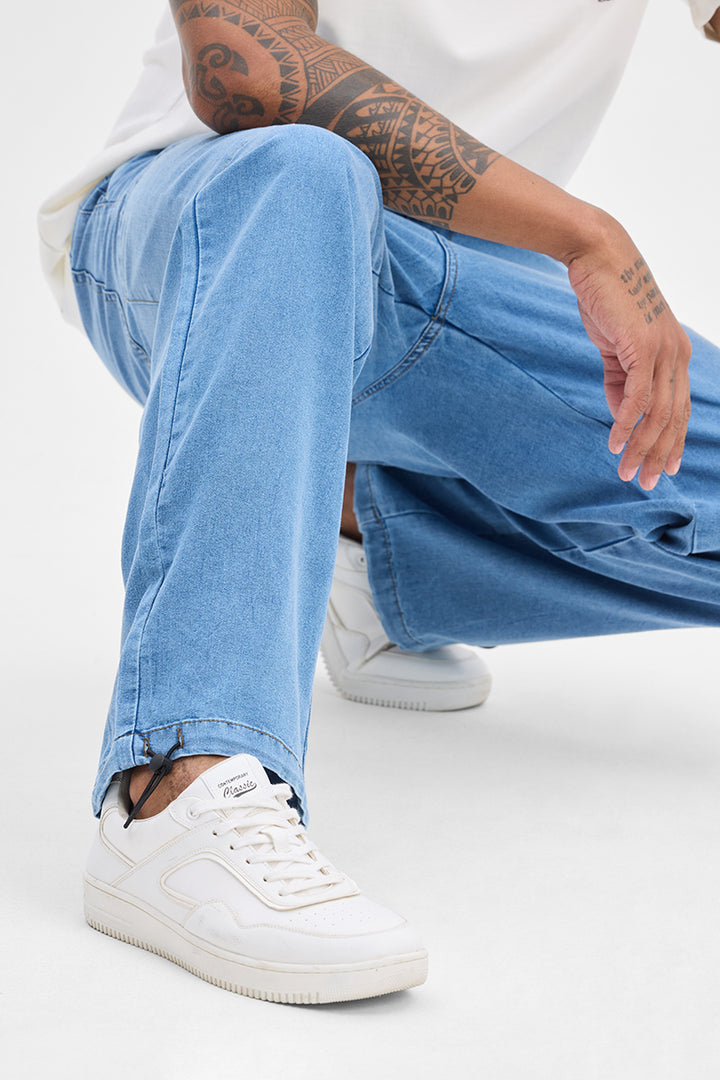 Blue Baggy Fit Jeans