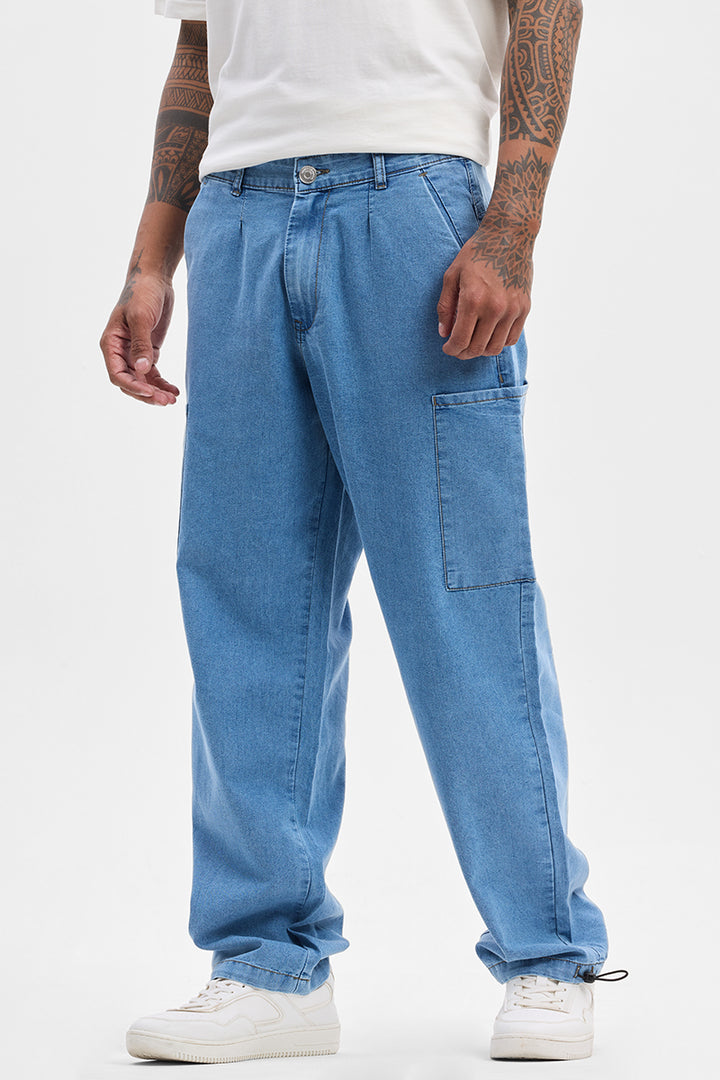 Blue Baggy Fit Jeans