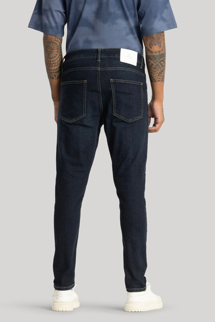 Vito Navy Skinny Fit Jeans