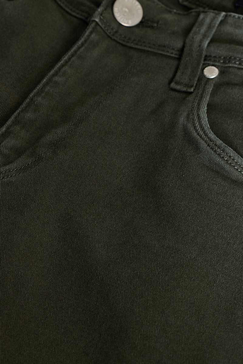 Olive Slim Fit Jeans