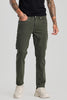 Olive Slim Fit Jeans