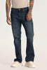 Blue Plain Bootcut Jeans