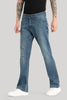 Steal Blue Plain Bootcut Jeans