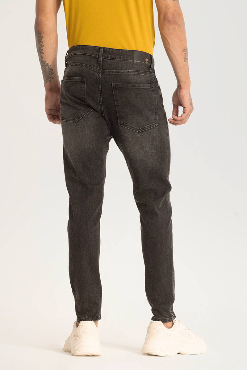 Dusty Grey Plain Skinny Fit Jeans