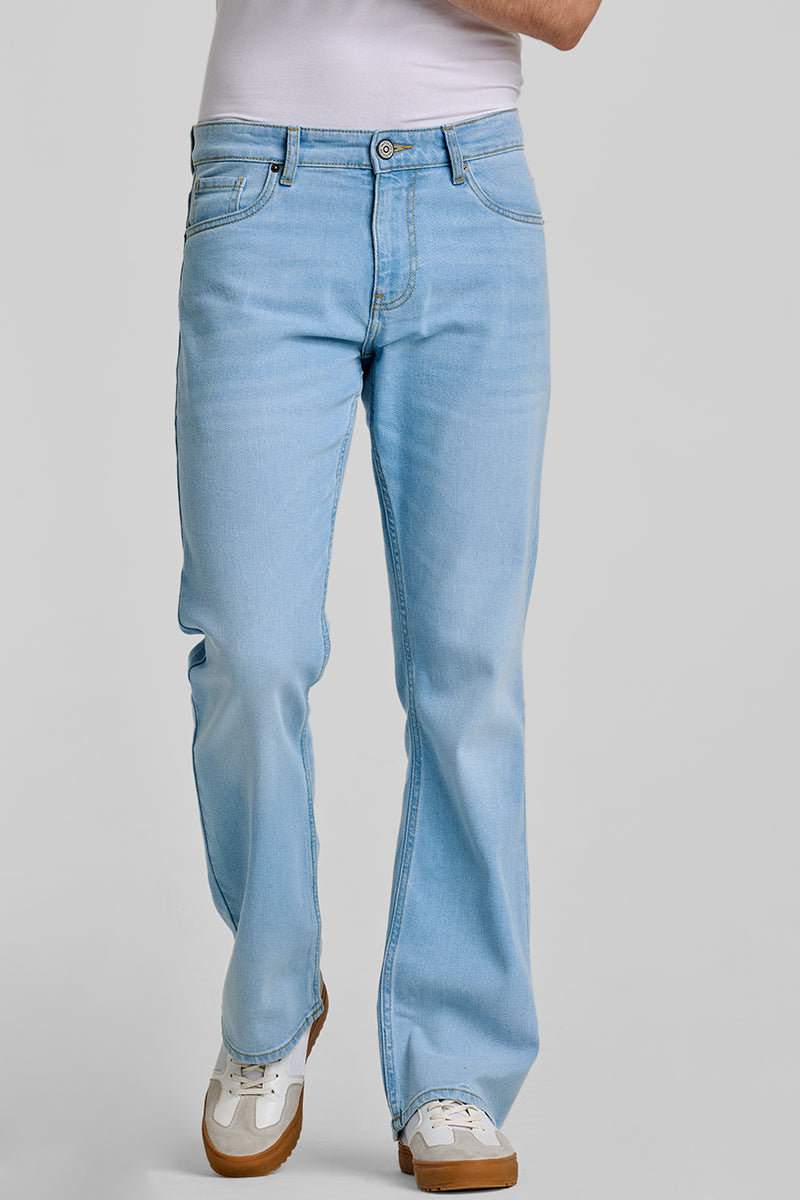 Blue Bootcut Jeans