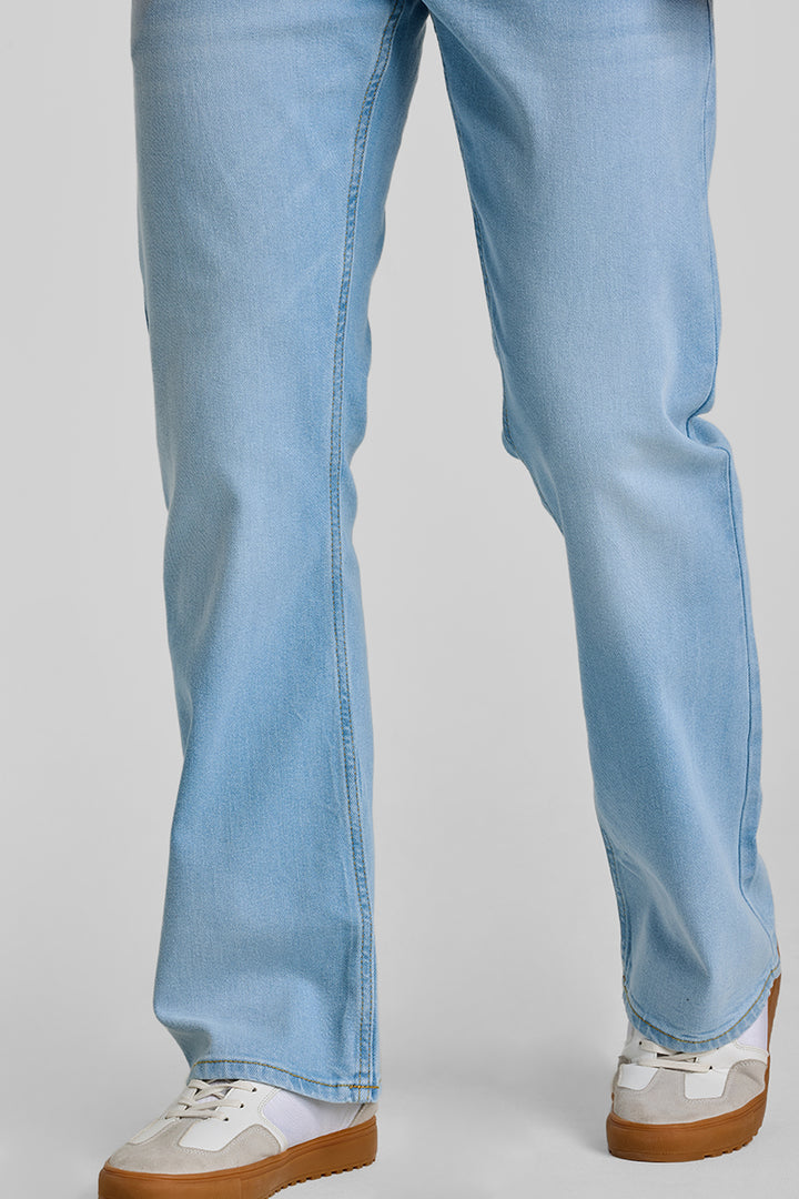 Blue Bootcut Jeans