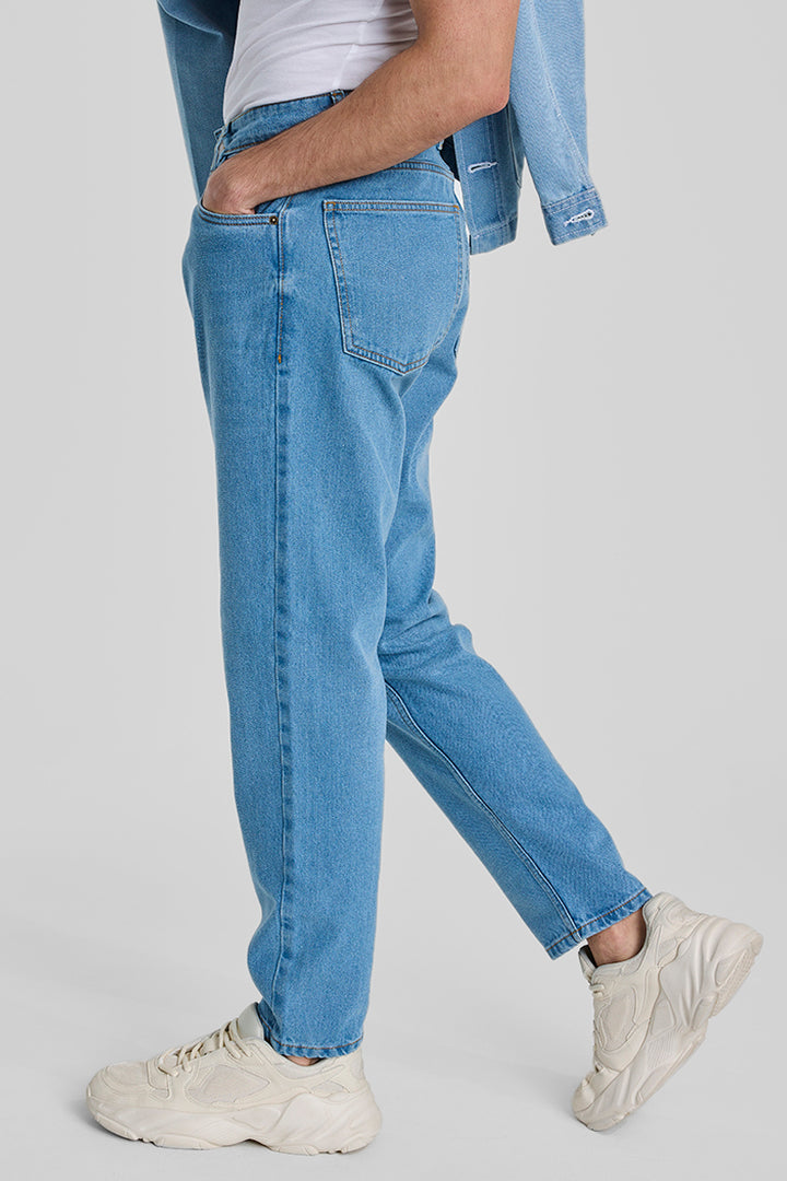 Blue Baggy Fit Jeans