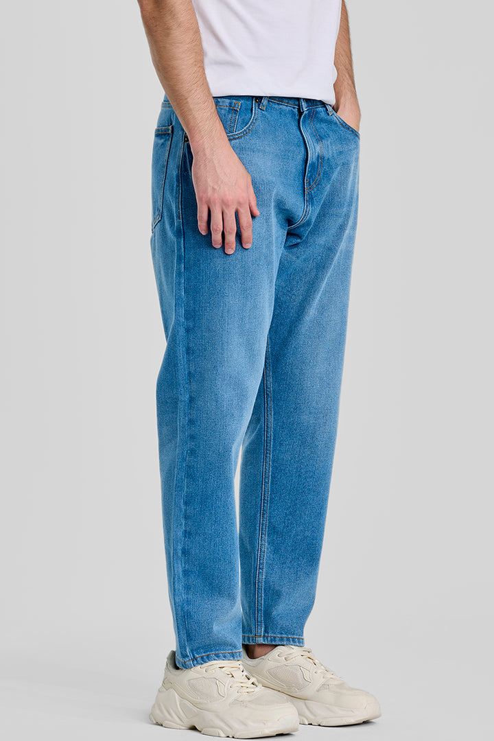 Dark Blue Baggy Fit Jeans