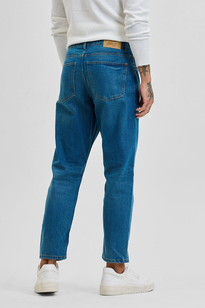 Denim Blue Baggy Fit Jeans