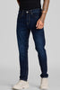 Navy Tapered Fit Jeans