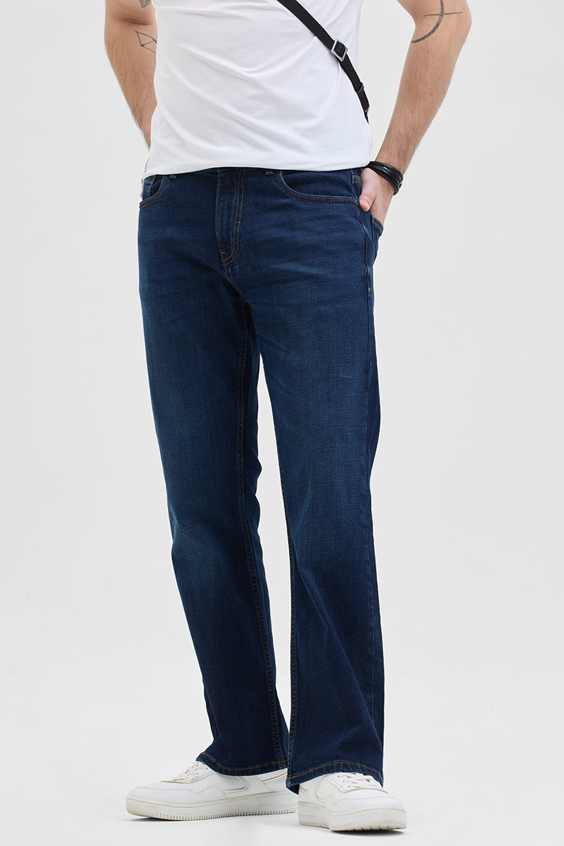 Navy Bootcut Jeans