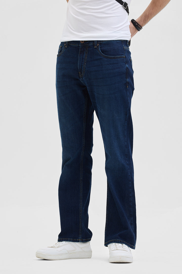 Navy Bootcut Jeans