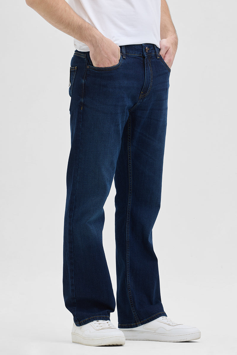 Navy Bootcut Jeans