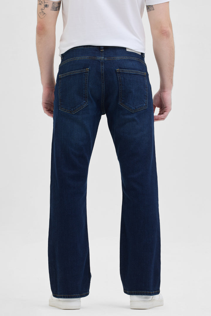 Navy Bootcut Jeans