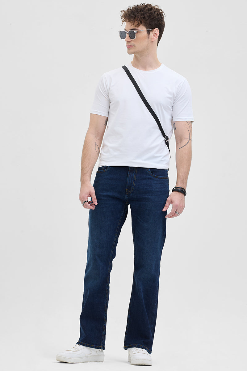 Navy Bootcut Jeans